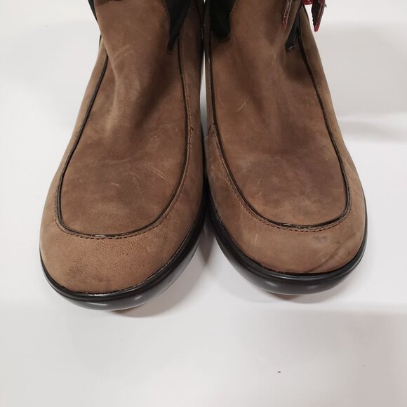 Sperry Top-Sider Weatherproof Suede Leather Sherpa Lined Wedge‎ Boots - Size - Picture 4 of 9